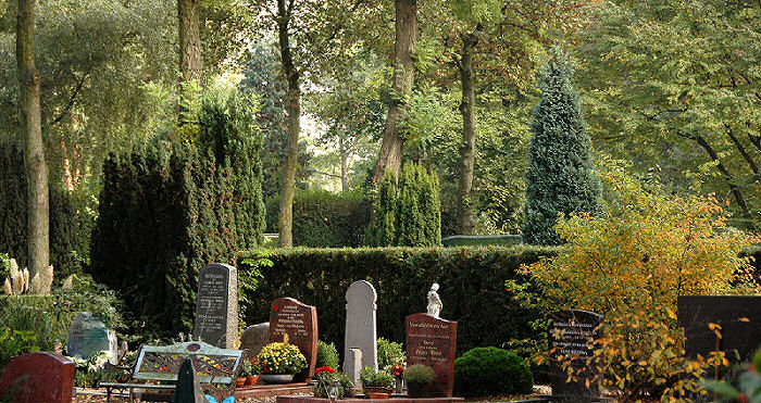Foto van de algemene begraafplaats Zaandam-Zuid