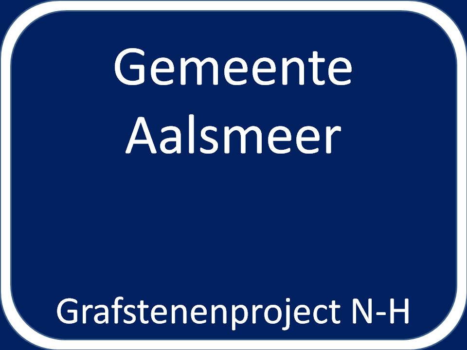 Grensbord van de gemeente Aalsmeer