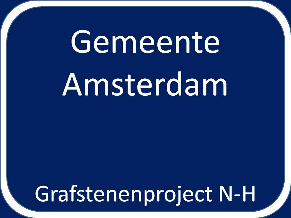 Grensbord van de gemeente Amsterdam