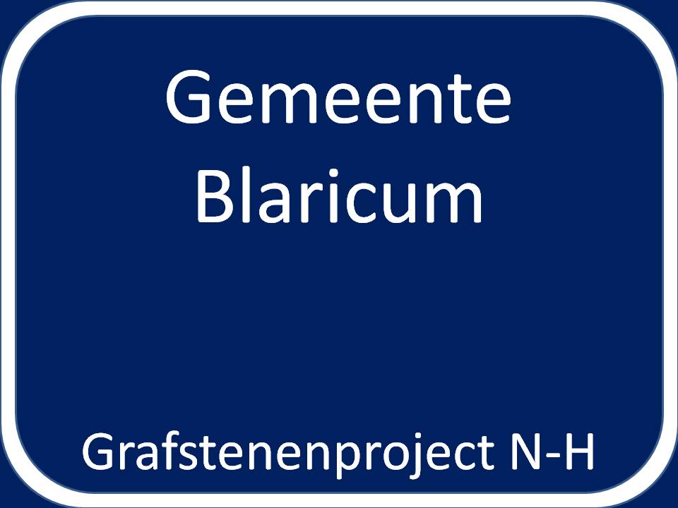 Grensbord van de gemeente Blaricum
