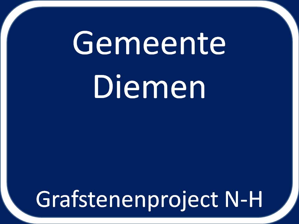 Grensbord gemeente Diemen