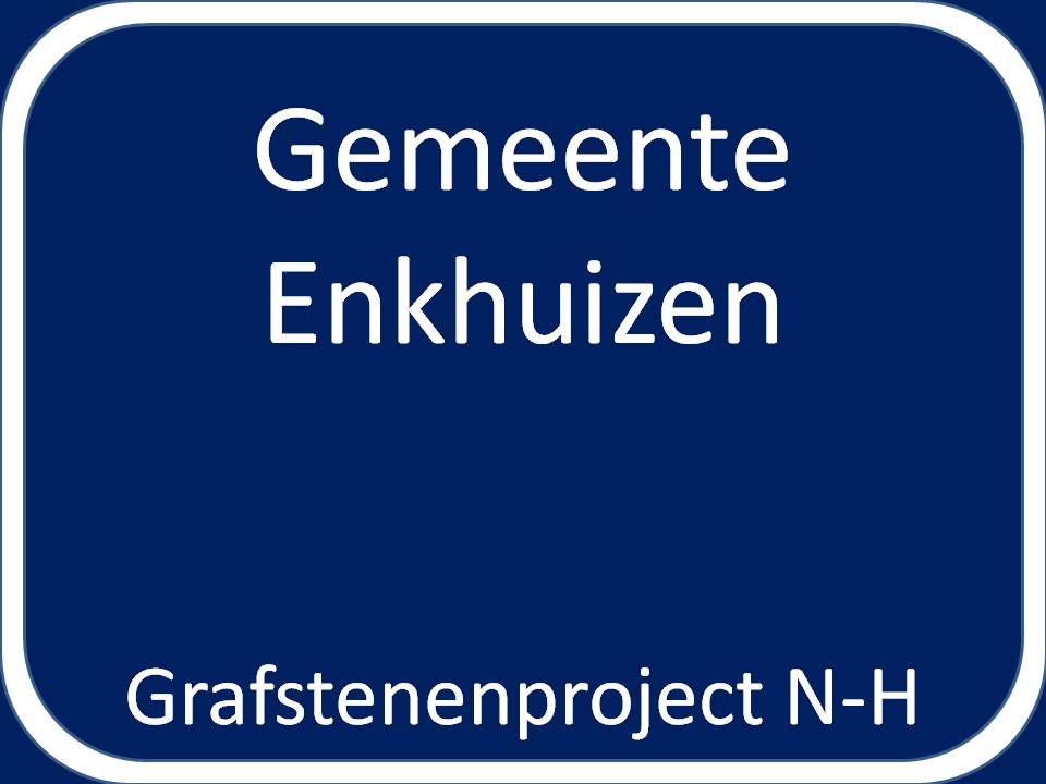 Grensbord gemeente Enkhuizen