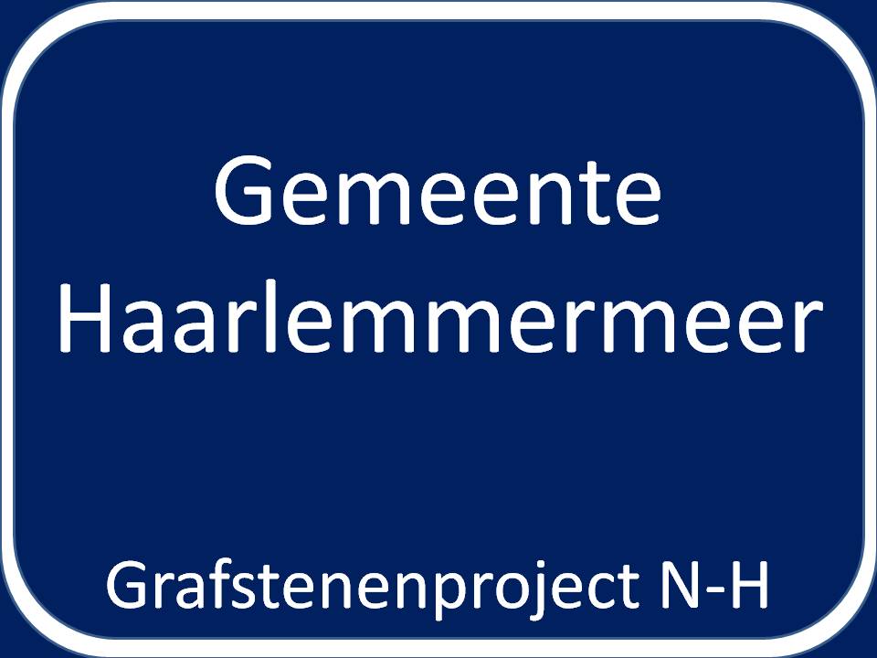 Grensbord gemeente Haarlemmermeer