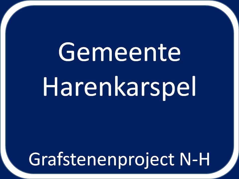 Grensbord gemeente Harenkarspel