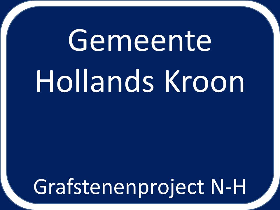 Grensbord van de gemeente Holands Kroon