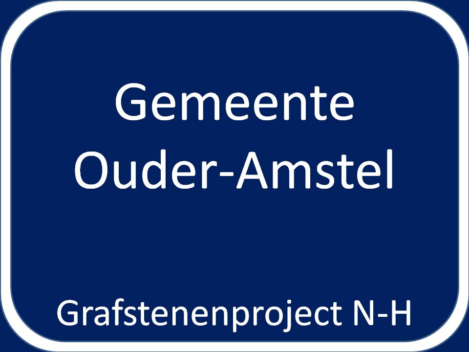 Grensbord van de gemeente Ouder-Amstel