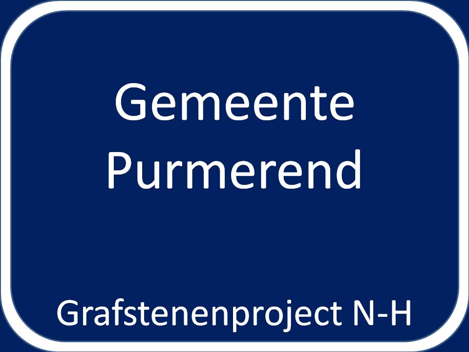 Grensbord gemeente Purmerend