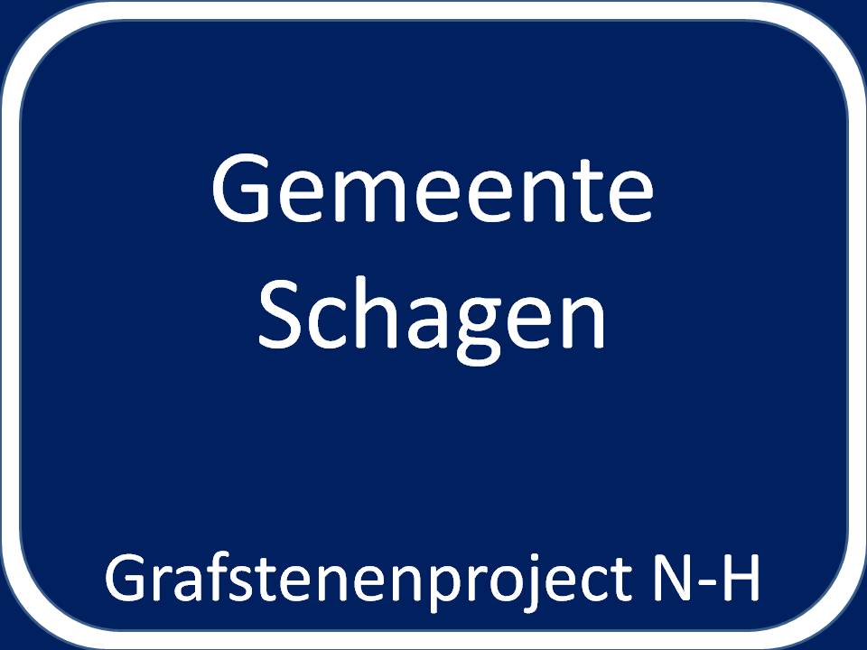 Grensbord van de gemmente Schagen