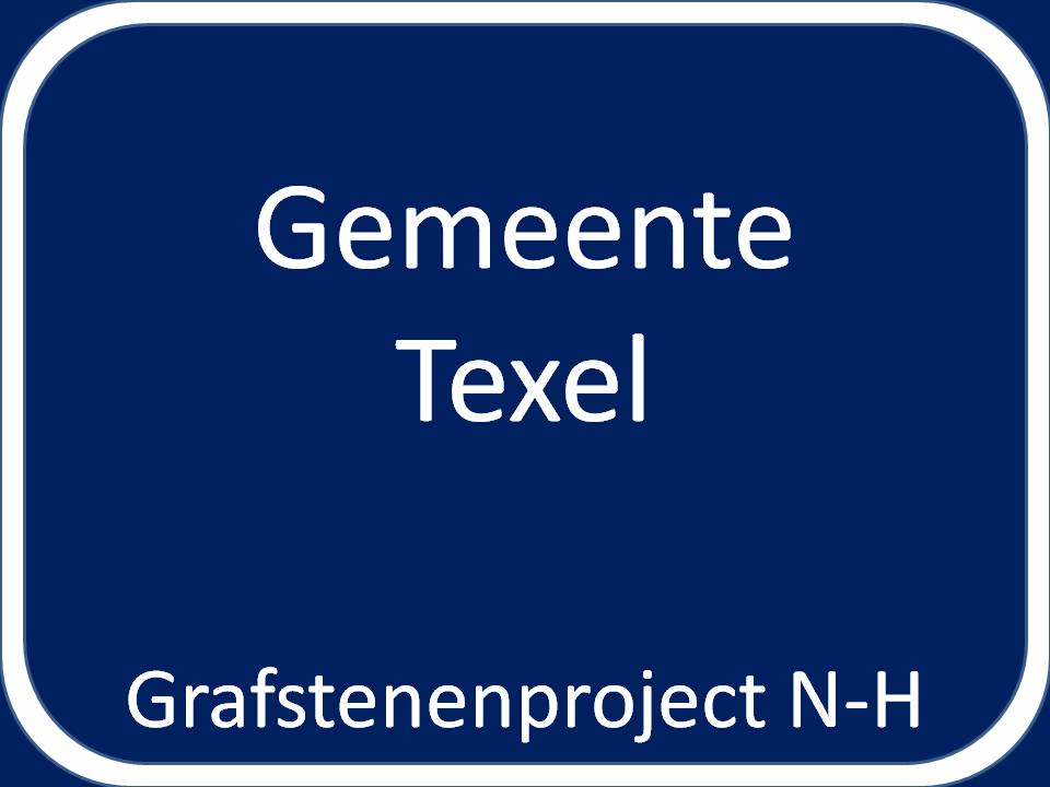 Grensbord van de gemeente Texel