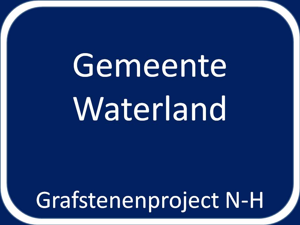 Grensbord gemeente Waterland