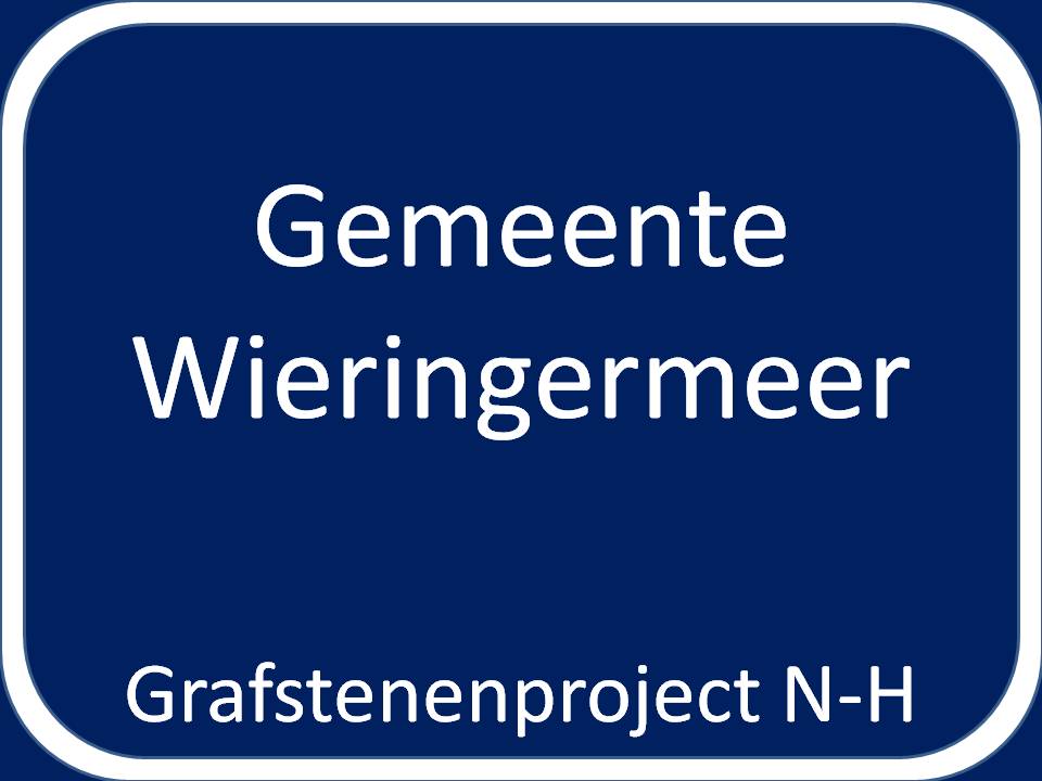Grensbord gemeente Wieringermeer