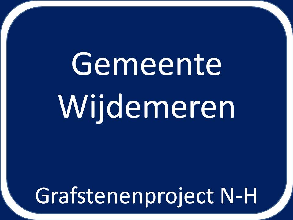 Grensbord van de gemeente Wijdemeren