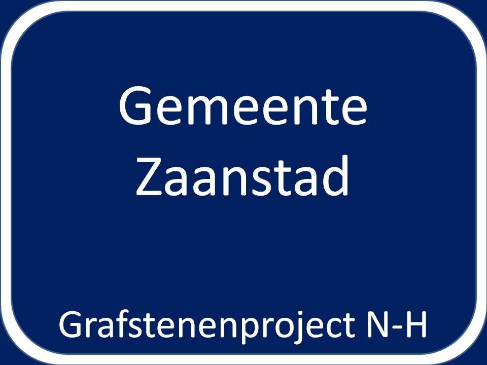 Grensbord gemeente Zaanstad